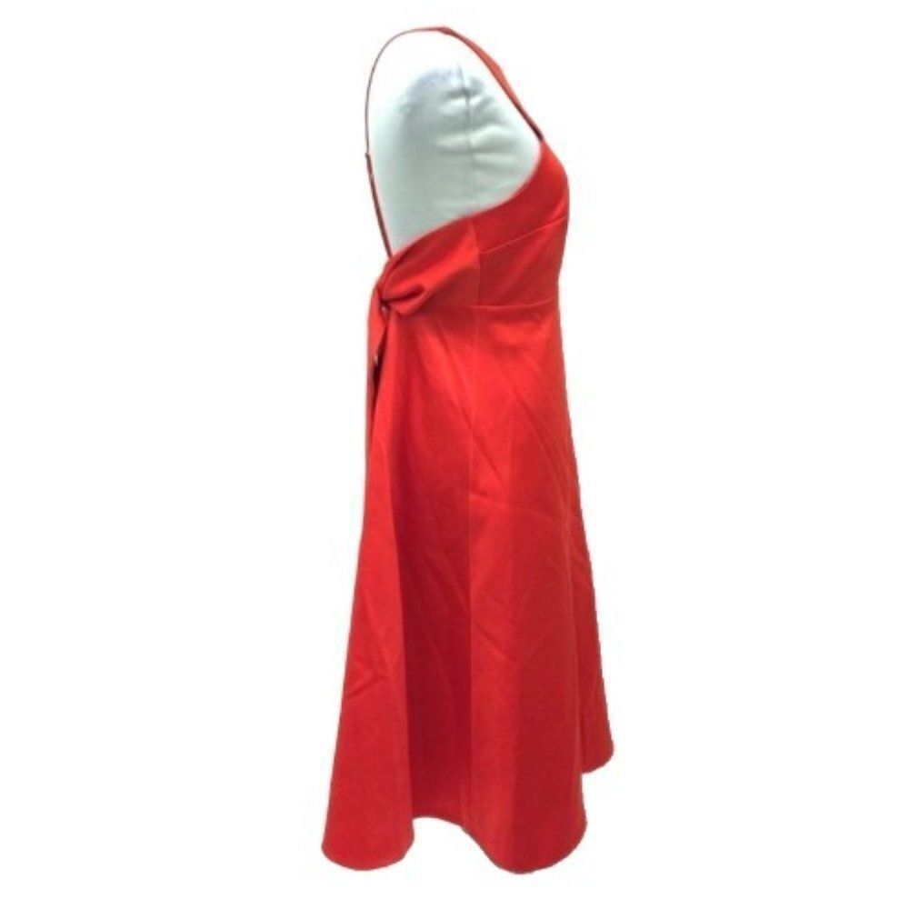 Gorgeous Red Strappy Halston Heritage Mini Dress - 0 - Picture 4 of 11